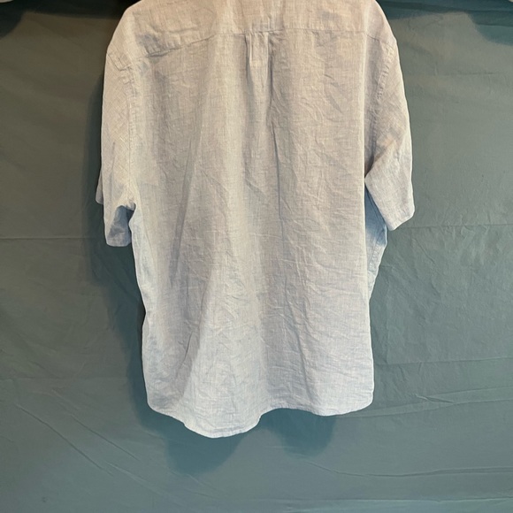 Mens Xl H&M BABY BLUE BUTTON UP DRESS SHIRT - Picture 5 of 5